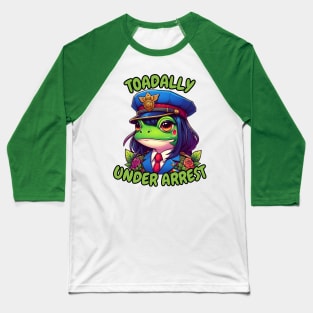 frog police woman Baseball T-Shirt